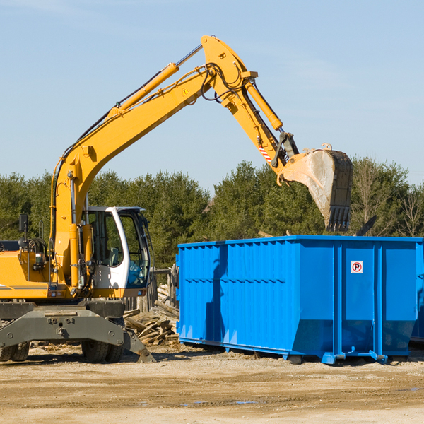 how many times can i have a residential dumpster rental emptied in Marshall County TN